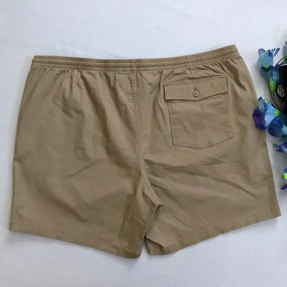 Lands' End NWOT Khaki Pull On Shorts Men XXL - Picture 5 of 10